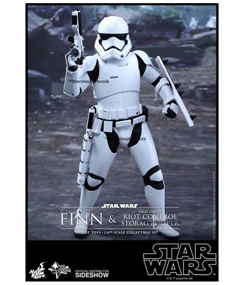 Star Wars Episode Vii Finn And First Order Riot Control Stormtrooper