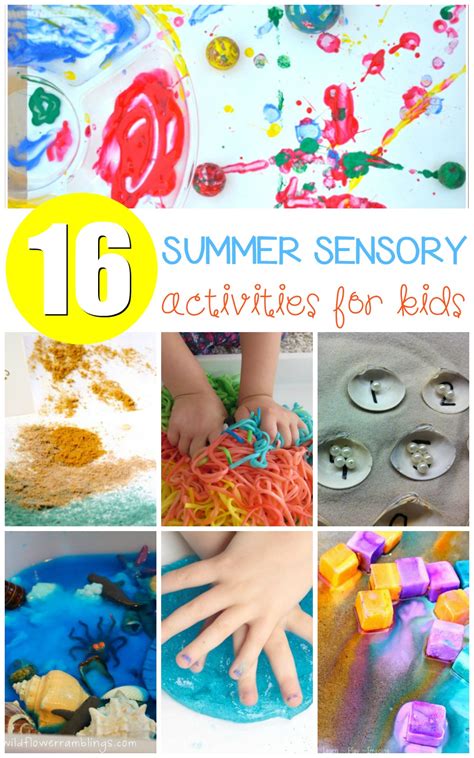 Must Try Summer Sensory Activities Kids Will Love