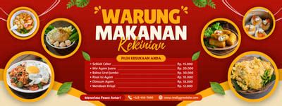 gratis desain contoh seblak canva