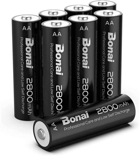 Bonai Aa Rechargeable Batteries High Capacity Mah V Nimh Battery