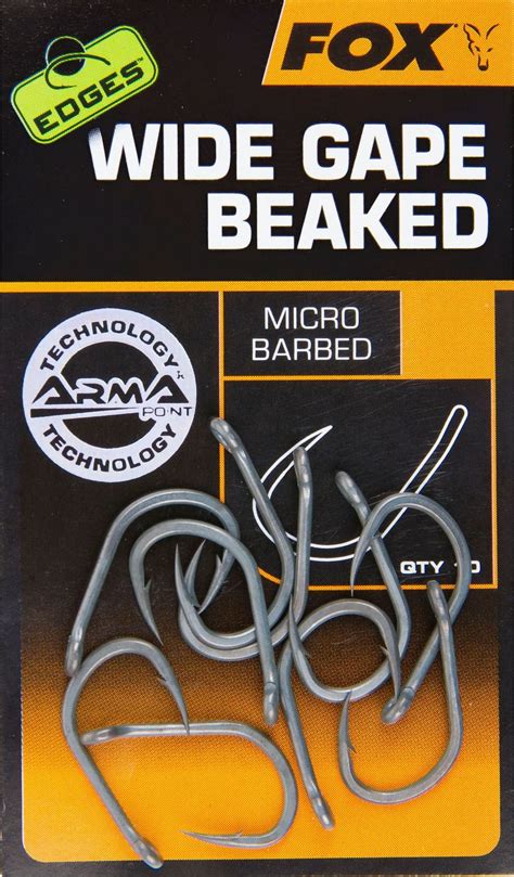 Fox Edges Armapoint Wide Gape Beaked Hooks 10 Karpfenhaken 2