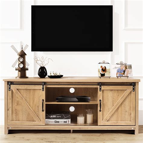 Costway Wood Furniture Tv Stand Media Center Console Cabinet Sliding