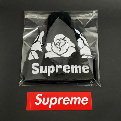 Supreme Supreme Rose Beanie ローズ ビーニー ニット帽 ブラックの通販 By K Tokyo｜シュプリームならラクマ