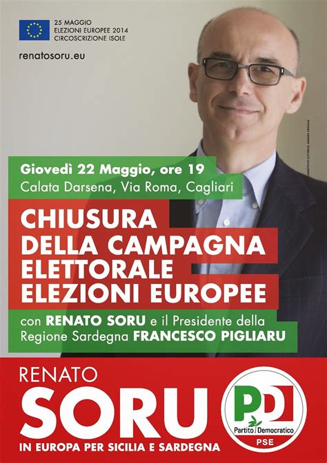 PD San Sperate Chiusura Campagna Elettorale Europee VOTA RENATO SORU