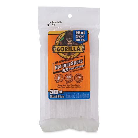 Gorilla Glue Mini Hot Glue Sticks Pkg Of BLICK Art Materials