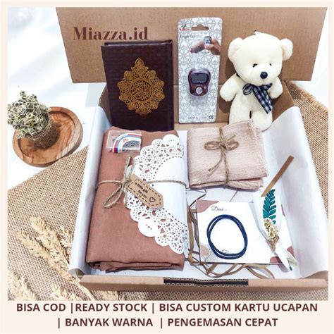 Jual Hampers Hijab Box Hampers Kerudung Paket Kado Hijab Kado