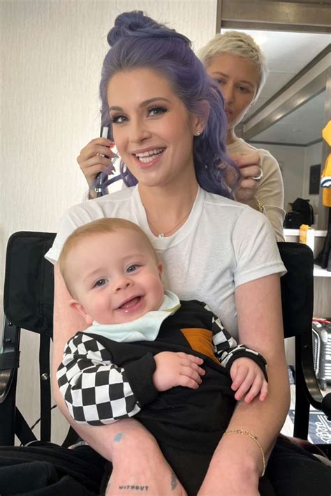 Kelly Osbourne Poses With Son Sidney In Full Glam Milf Monday