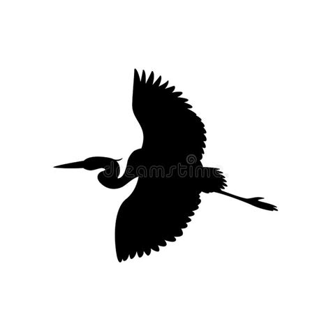 Flying Heron Silhouette Stock Illustrations 1 905 Flying Heron Silhouette Stock Illustrations