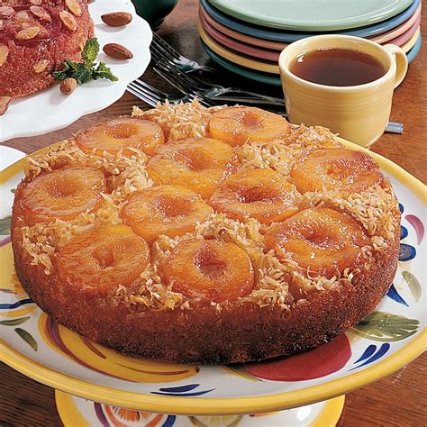 Peach Upside Down Cake Recipe Taste Of Home