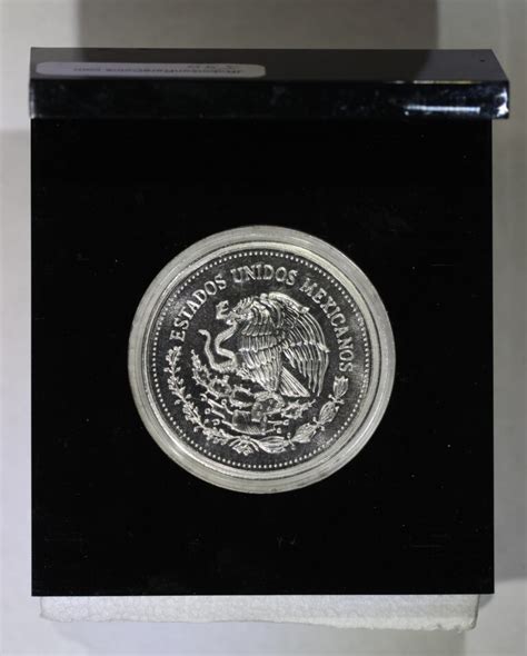 Mexico Pesos Oz Silver Onzas Copa Mundial De Futbol J