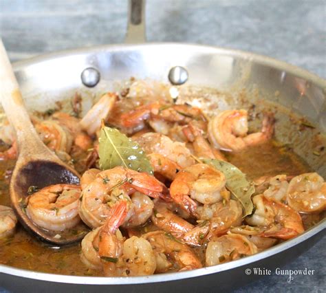 Barbecued Shrimp My Quick And Simple Version White Gunpowder