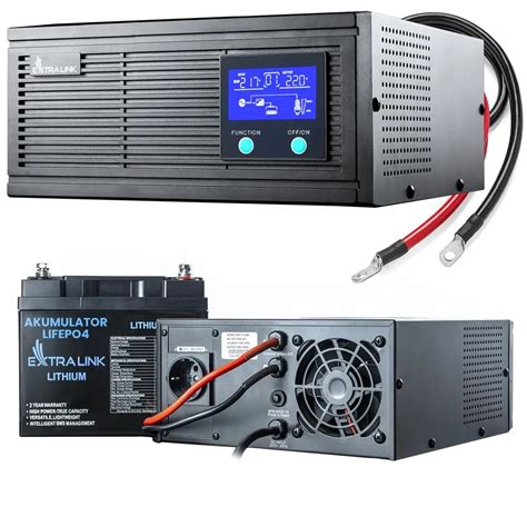 UPS Extralink Piorun 1000VA 800W Inverter Extralink LiFePO4 12 8V