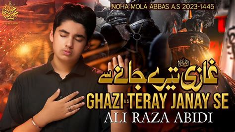 Ghazi Teray Janay Se Ali Raza Abidi Noha Muharram 2023 1445 YouTube