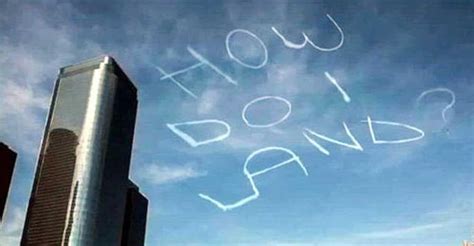 18 Hilarious Airplane Skywriting Messages Spotted in the Air