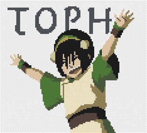 Toph Beifong Cross Stitch Pattern Avatar Last Airbender Etsy