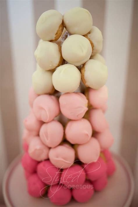 French Croquembouche Inspired Profiterole Tower By Styled Gorgeous