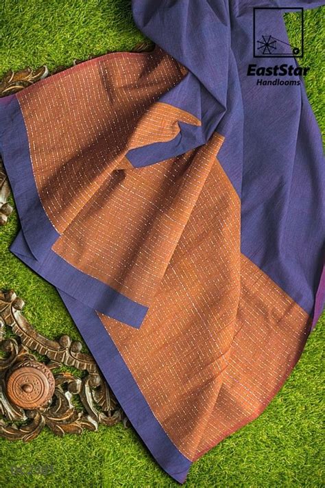 Blue Handlooms Cotton Saree Dc East Star Handlooms