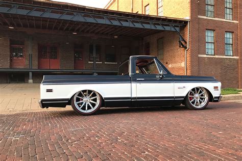 News 1972 C10 Chevy Rolling Low On New Throttle Custom Wheels