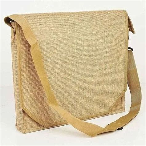 Brown Leather Jute Conference Bag For Carrying At Piece In Bengaluru