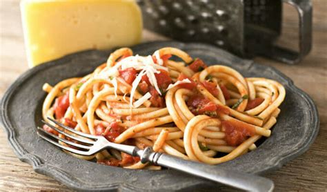 Best Spaghetti With Tomato Basil Sauce Moms Kitchen Handbook