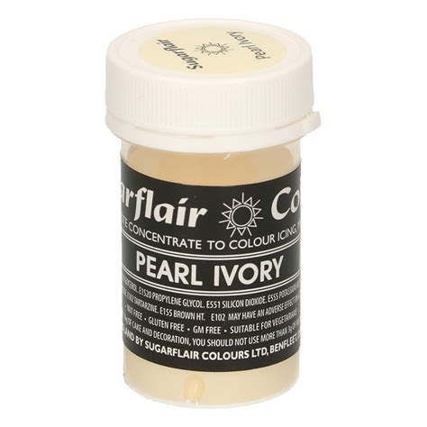 Sugarflair Pastel Pastafarve Pearl Ivory 25g BageBixen Dk