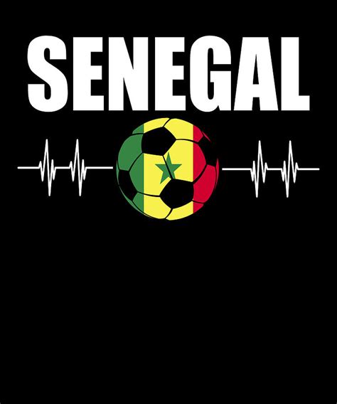 Senegal Football Digital Art By Manuel Schmucker Fine Art America