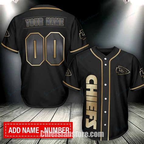 Kansas City Chiefs 3D NFL Personalized Baseball Jersey - Chiefsfanstore.com