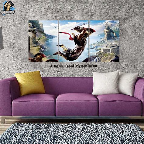 Quadro Decorativo Game Assassins Creed Odyssey Mod 01 Elo7