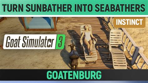 Goat Simulator 3 Instinct Turn Sunbathers Into Seabathers