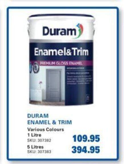 Duram Enamel Trim 5 Litres Offer At Cashbuild