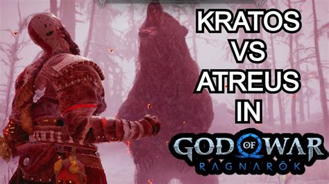 Kratos Vs Bjorn Full Boss Fight In God Of War Ragnarok Youtube