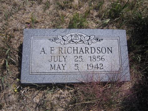 Alvetieus Florence AF Richardson 1856 1942 Find A Grave Memorial