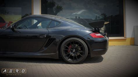 Aero Heckfl Gel Schwanenhals Carbon F R Porsche Cayman S R