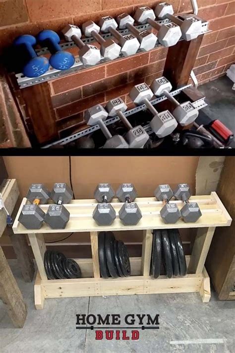 Diy Dumbbell Rack Plans Home Gym Build Diy Dumbbell Dumbbell