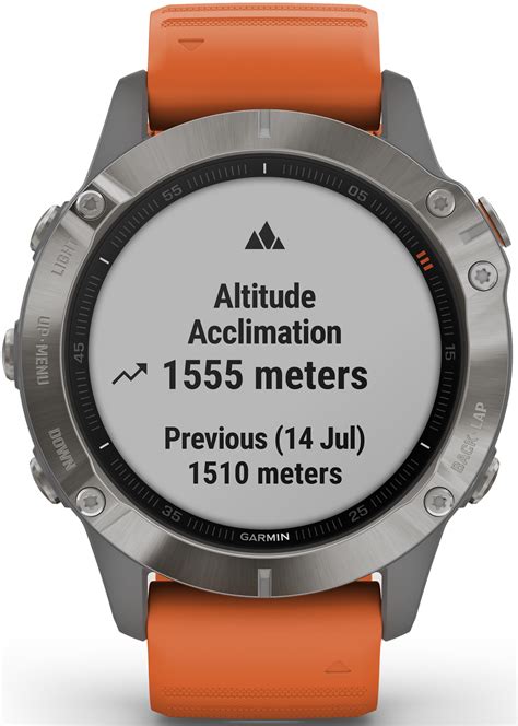 Ceas Garmin Fenix 6 Sapphire Titanium Ceasuri Alergare Echipament Alergare Alergare Sporturi