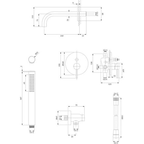 OMNIRES System Wannowy Podtynkowy Y Chrom SYSYW01CR OUTLET NEXTERIO