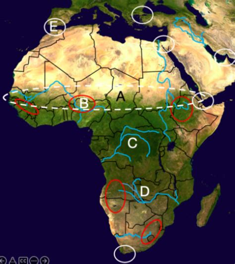 Africa Geography Diagram Quizlet