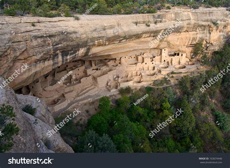 Anasazi Cliff Dwellings Mesa Verde National Stock Photo (Edit Now ...