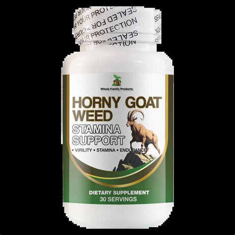 Horny Goat Weed Natural Support For Energy Libido For Men And Women