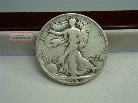 S Walking Liberty Silver Half Dollar Coin