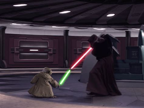 Yoda Vs Darth Sidious Wallpapers Wallpaper Cave