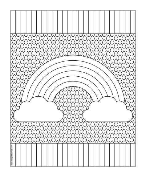 Dessin Arc en ciel 45 coloriages à imprimer