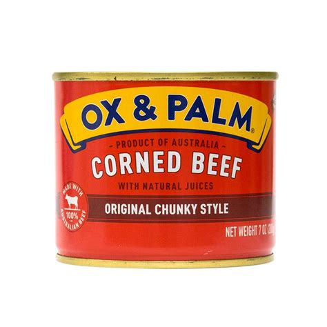 Ox And Palm Corned Beef Original Chunky Style 7 Ounce Pack Of 1 Original Chunky 7 Oz Pack Of 1