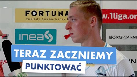 Krystian Wachowiak po meczu Stal Rzeszów Chrobry Głogów YouTube