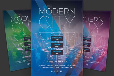 Modern City Flyer Design Template Place