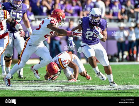 TCU Horned Frogs Running Back Trevorris Johnson 24 Tries To Elude