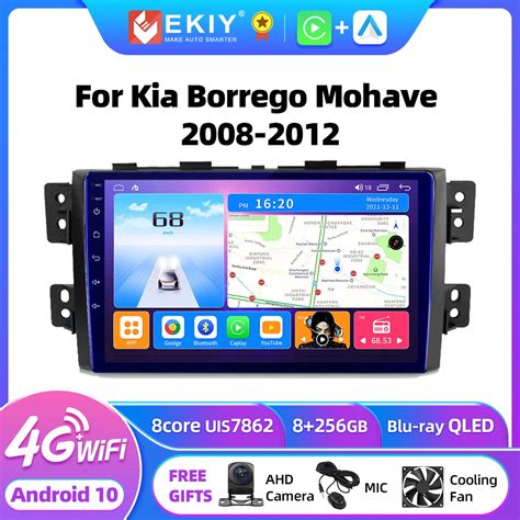 EKIY T7 Android 10 Car Radio For Kia Borrego Mohave 2008 2012 Stereo