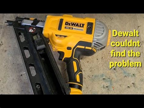 Brand New Dewalt Nail Gun Repair Dewalt Didn T Fix Warranty Repair