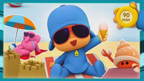 🏖 Pocoyo And Nina Beach Games 90 Minutes Animated Cartoon For