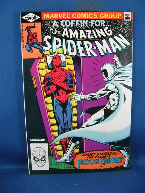 Amazing Spiderman 220 VF Moon Knight 1981 Comic Books Bronze Age